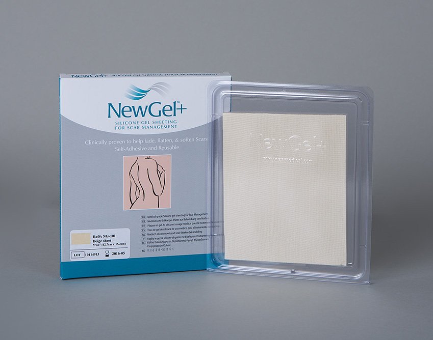 New Gel+ Béžová silikonová náplast (1ks)