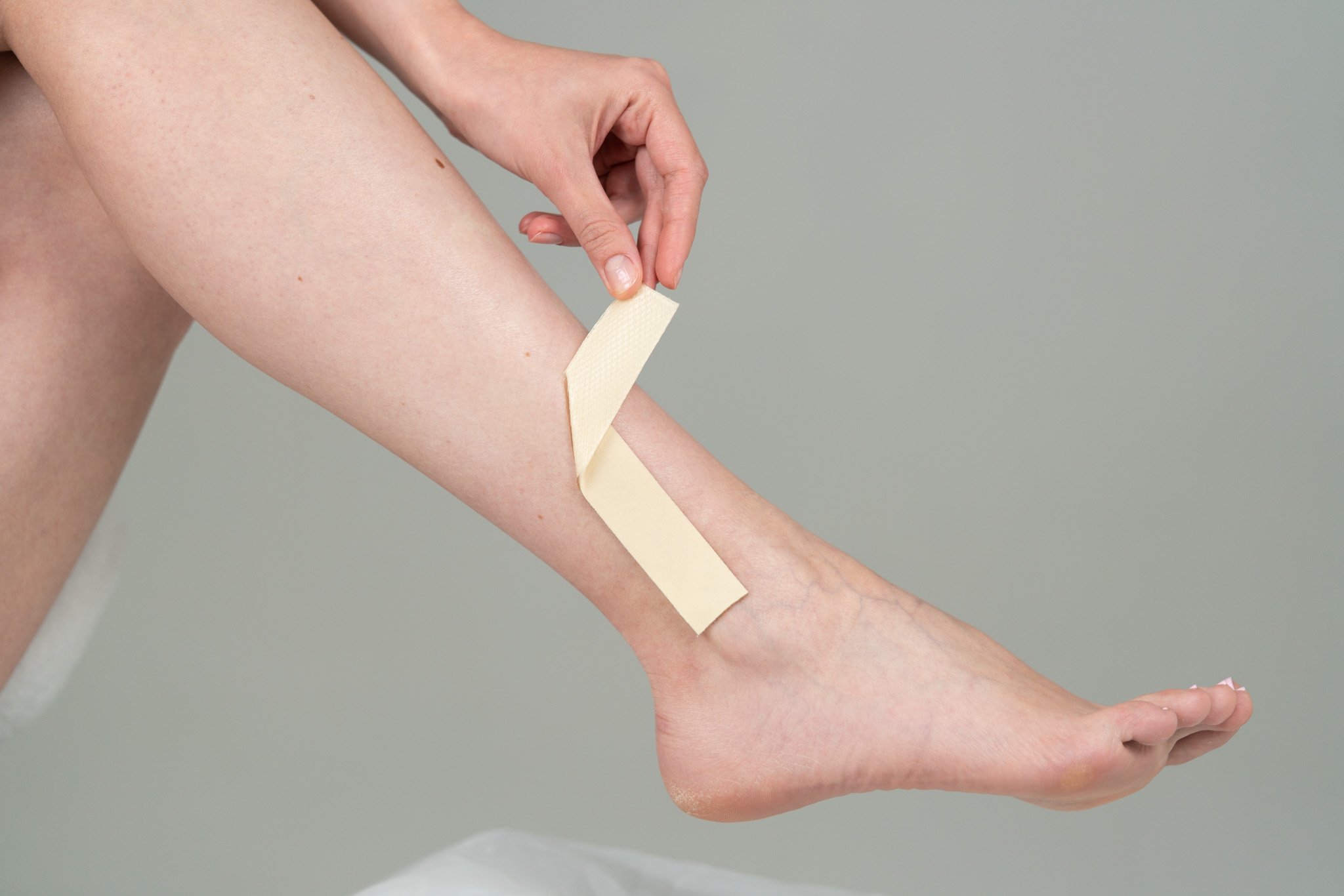 New Gel+ Béžová náplast ve tvaru proužku (4 ks)