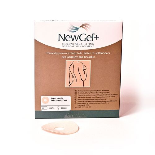 New Gel+ Kruhová béžová náplast - areola (2 ks)