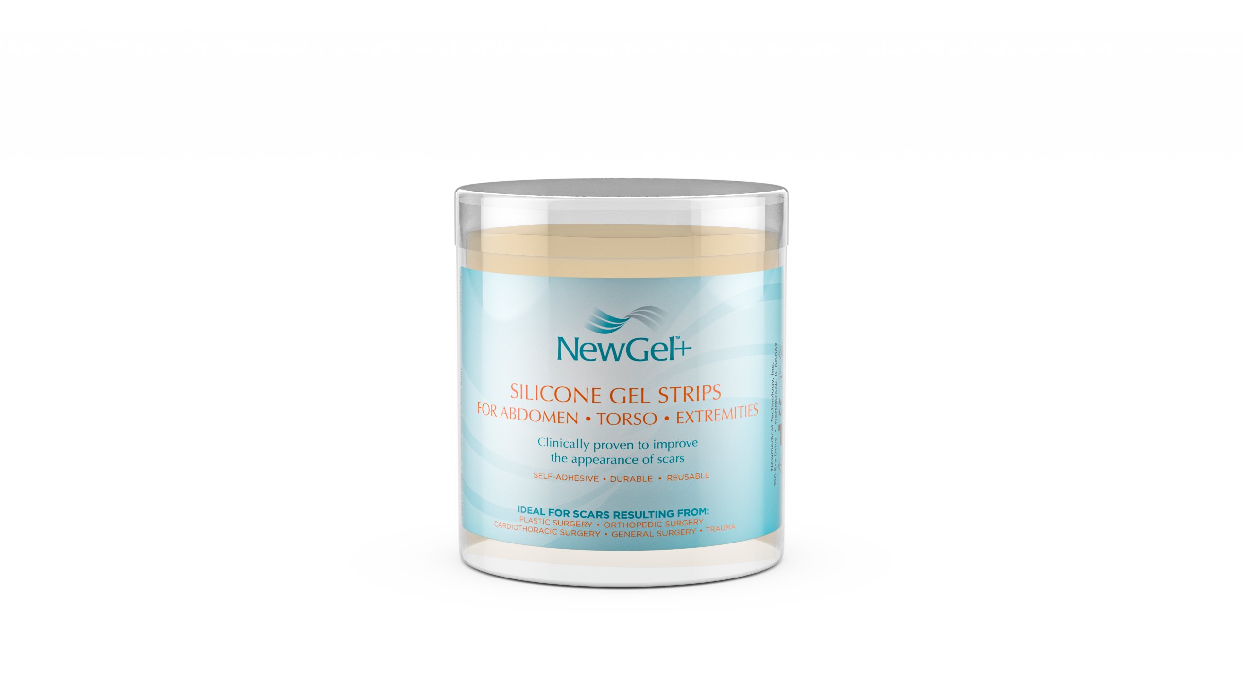 New Gel+ Béžová náplast na břicho (1 ks)