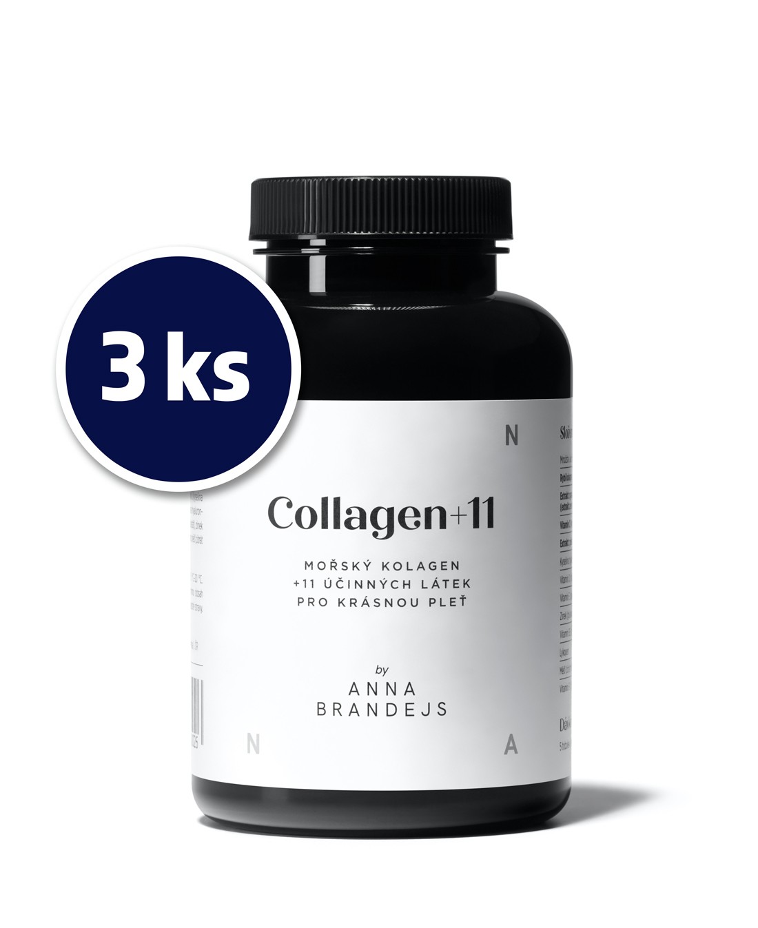 Balíček 3 ks Collagen +11 ANNA BRANDEJS