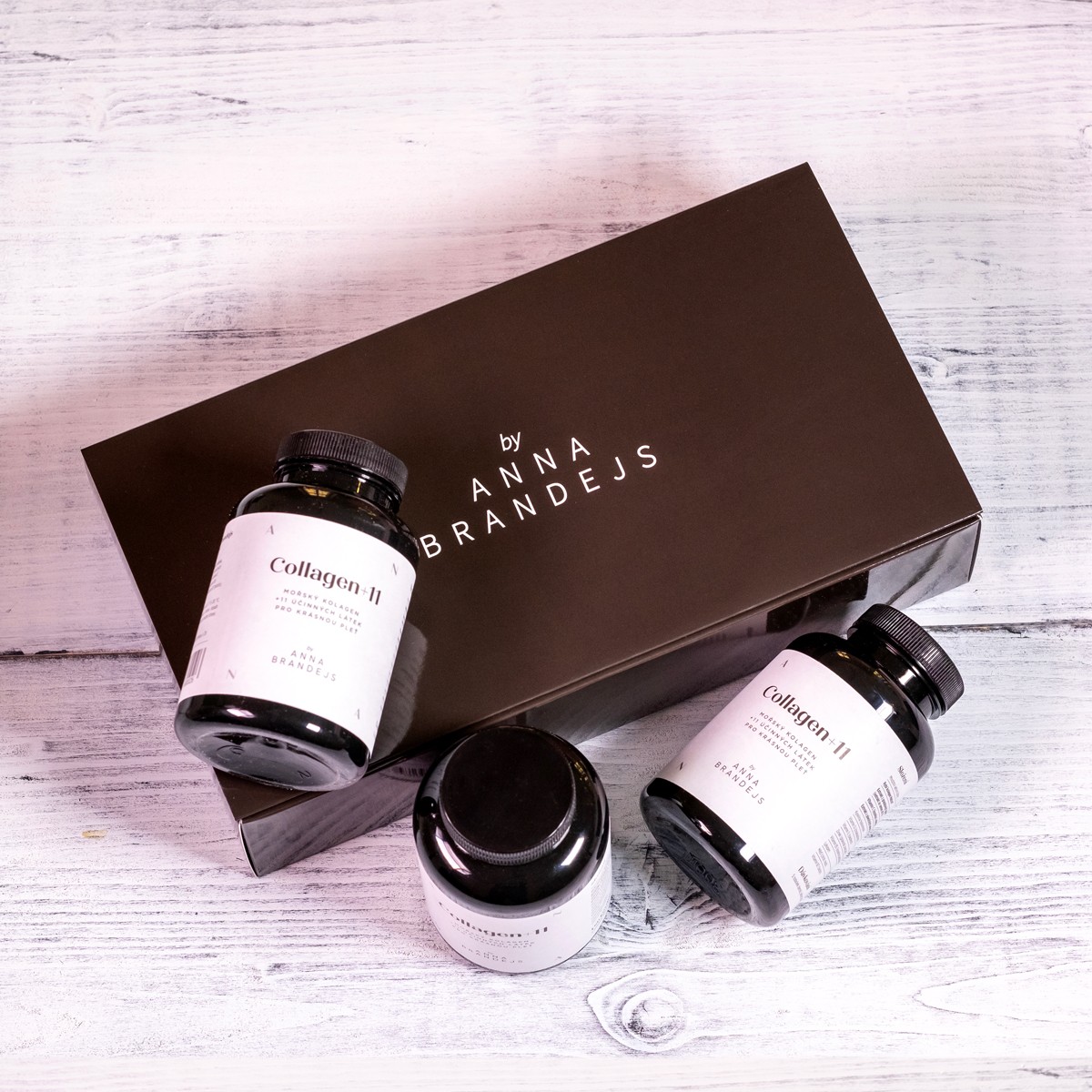 Limitovaná edice: balíček 3 ks Collagen +11 ANNA BRANDEJS