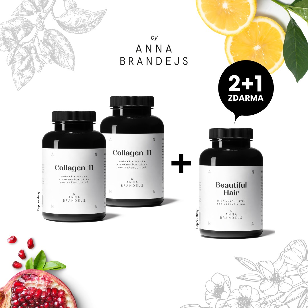 Zdarma Beautiful Hair by ANNA BRANDEJS + 2x Collagen+11 by ANNA BRANDEJS