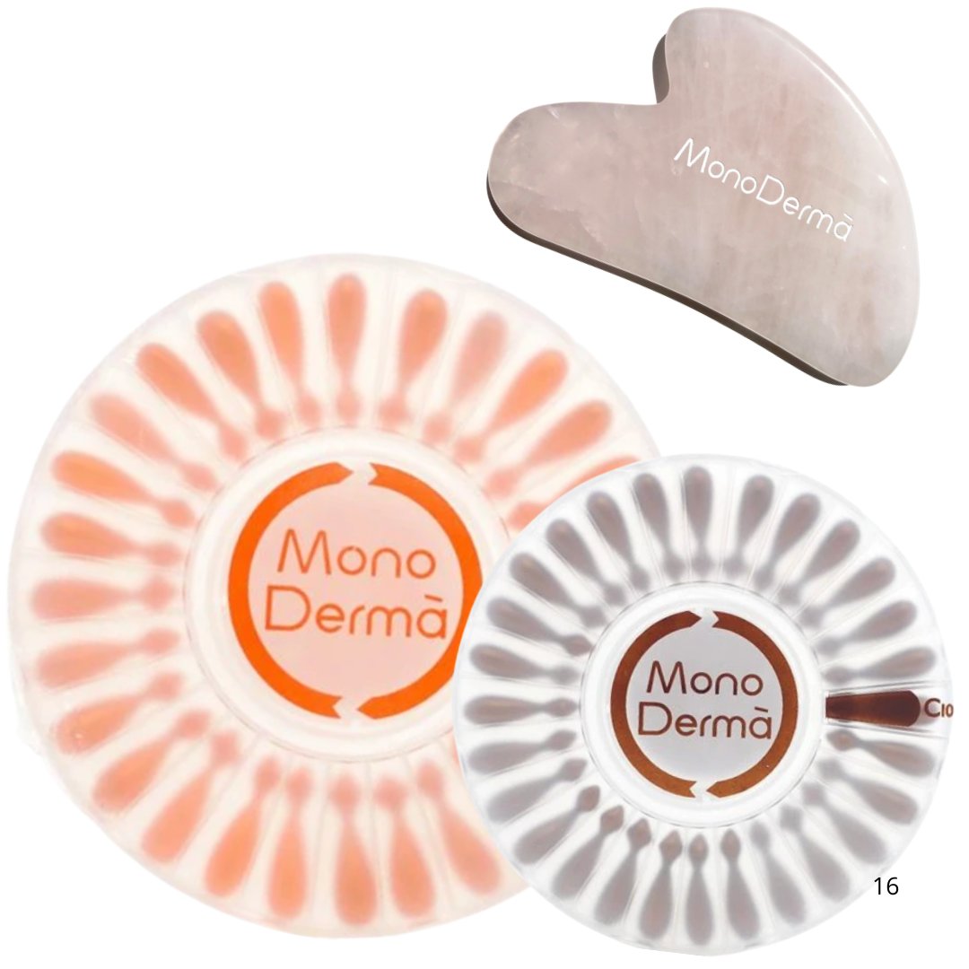 Balíček Monodermá A15 + C10 + gua sha jako dárek