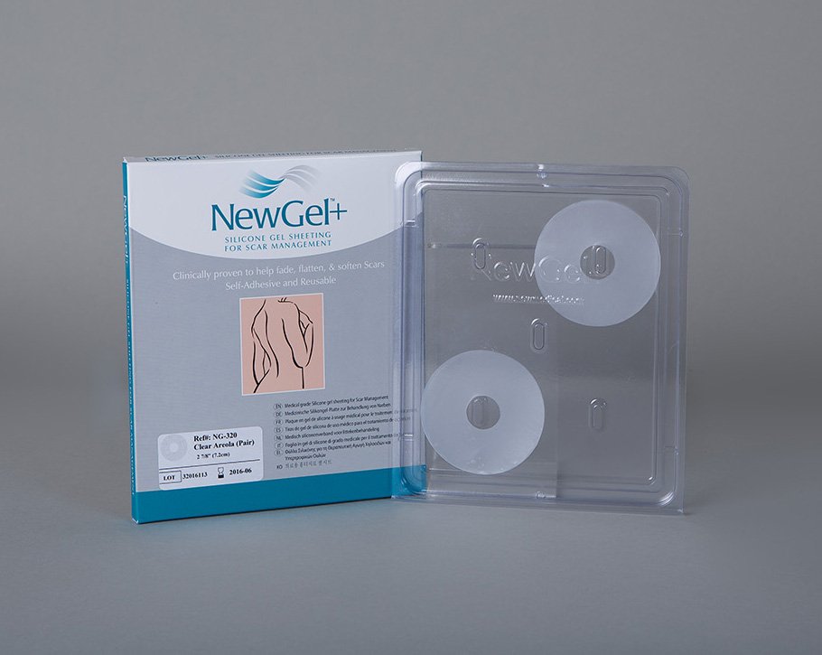 New Gel+ Kruhová průhledná náplast - areola (2 ks)