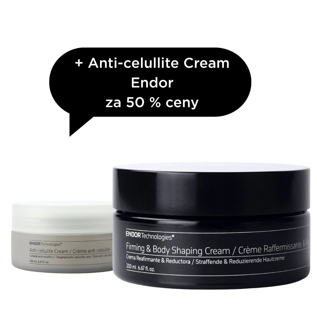 Balíček Firming & Body Shaping Cream Endor a k tomu Anti-cellulite Cream Endor za 50 % ceny