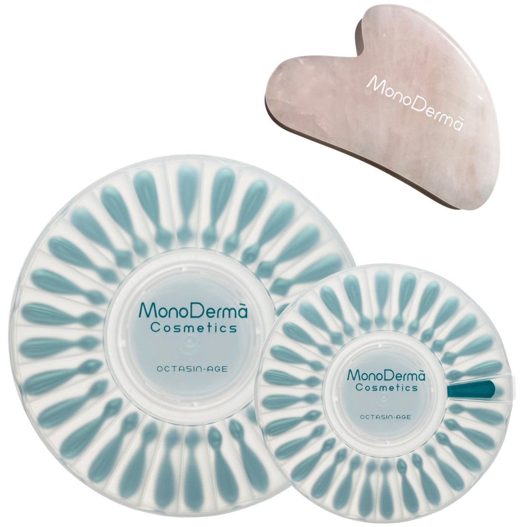 Balíček 2x Monoderma Octasin-Age + gua sha jako dárek