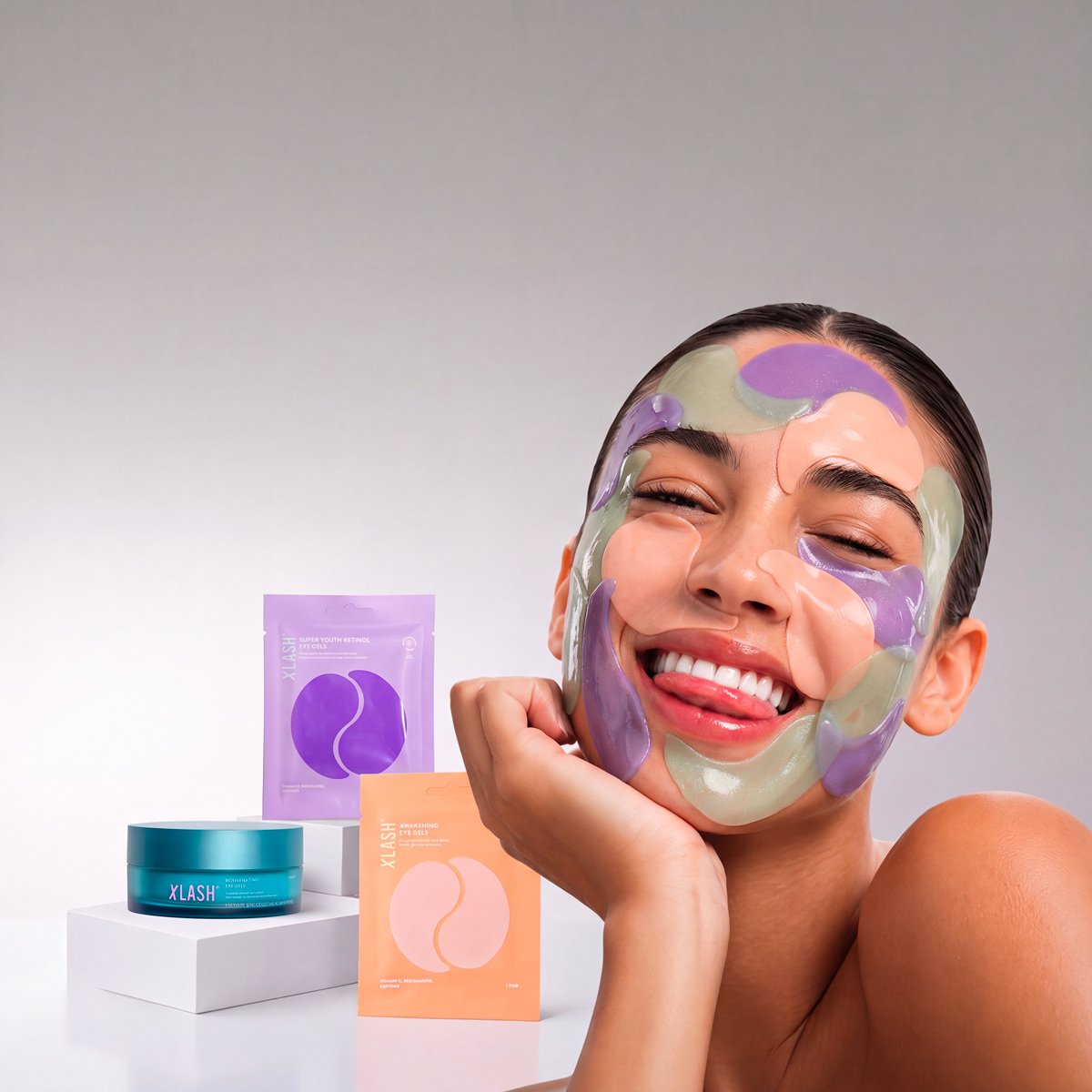 Rejuvenating Eye Gels Xlash (60 ks / 30 párů)