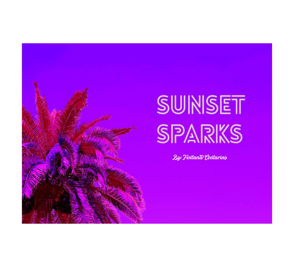 Palette Sunset Sparks Fontana Contarini