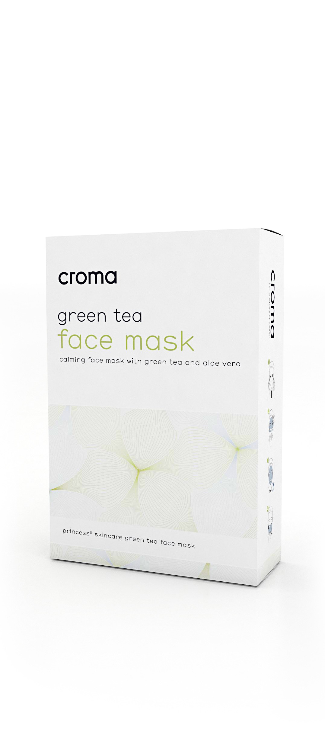 Princess Croma maska se zeleným čajem (8 ks)
