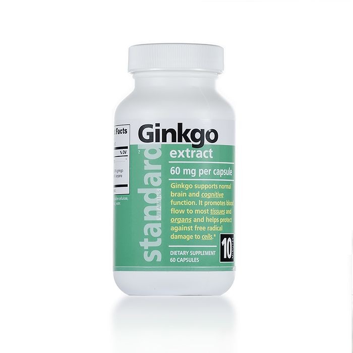 Ginkgo biloba 60 mg, 60 kapslí